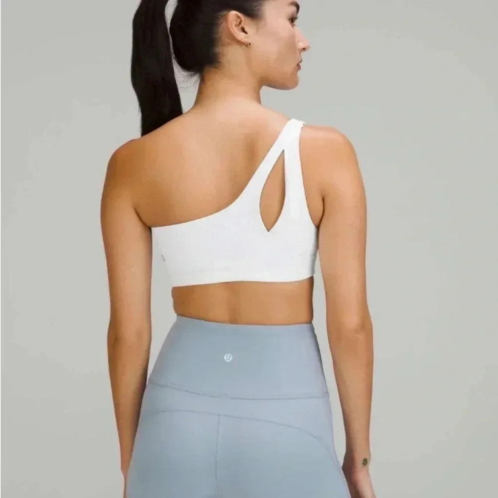 lululemon athletica White One-Shoulder Tank
